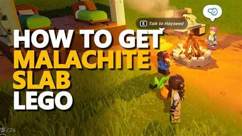 How to get Malachite Slab Fortnite Lego - YouTube