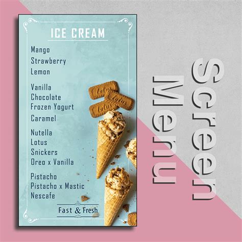 Screen Menu on Behance