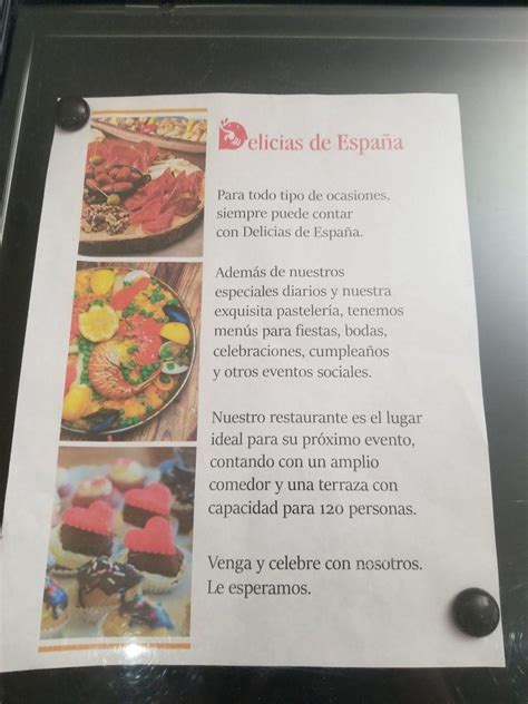 Menu at Delicias de España Dadeland restaurant, Miami