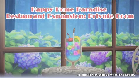 Happy Home Paradise - Restaurant Expansion: Private Room - YouTube