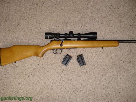 Gunlistings.org - Rifles Marlin .22 Mag W/scope/extra Mag