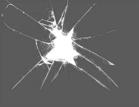 Download Cracked Glass Texture Png - Hole In Computer Screen - Full ...