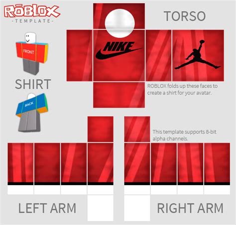 Roblox Nike Tech Template