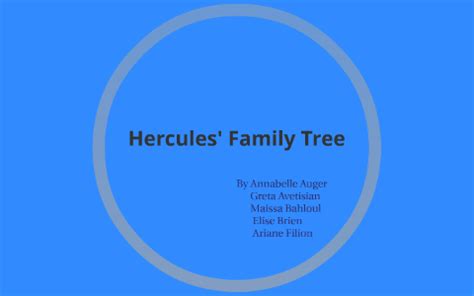 Hercules Family Tree by annabelle auger on Prezi Next