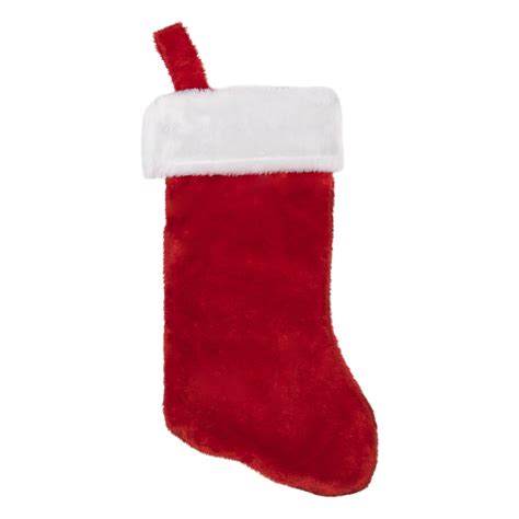 Plush Christmas Stocking - Non Light Up Novelties & Toys