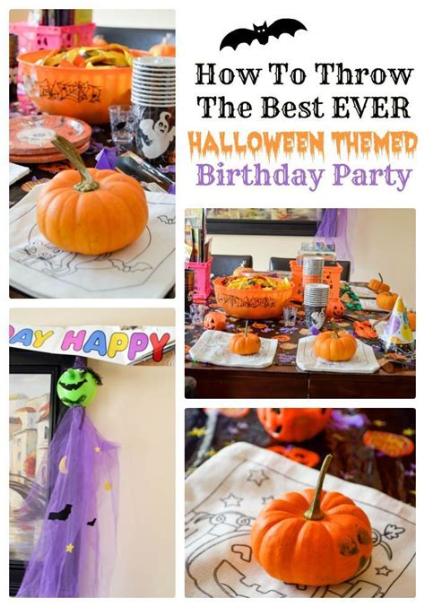 How To Throw The Best EVER Halloween Themed Birthday Party