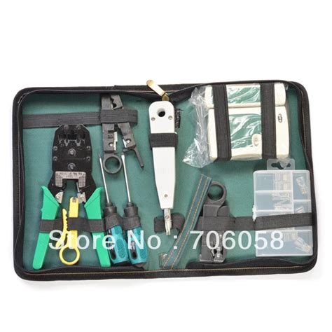 10PCS Network Cable Tool Kit Computer Cable Tester Diagnostic Tool Kit ...