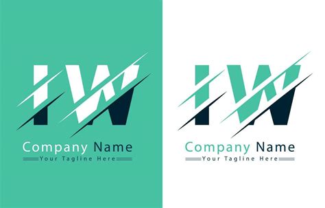 IW Letter Logo Design Template. Vector Logo Illustration 31745306 ...