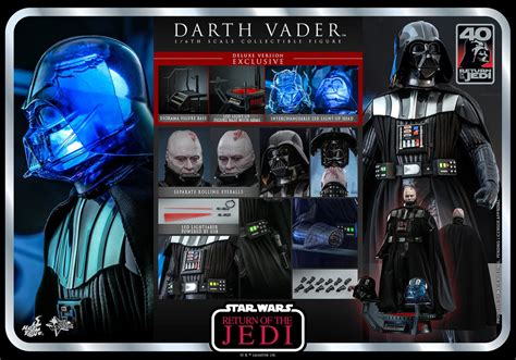 Hot Toys Star Wars Return of the Jedi 40th Anniversary 1/6th Scale Dar ...