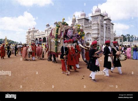 Mysore dasara elephant hi-res stock photography and images - Alamy