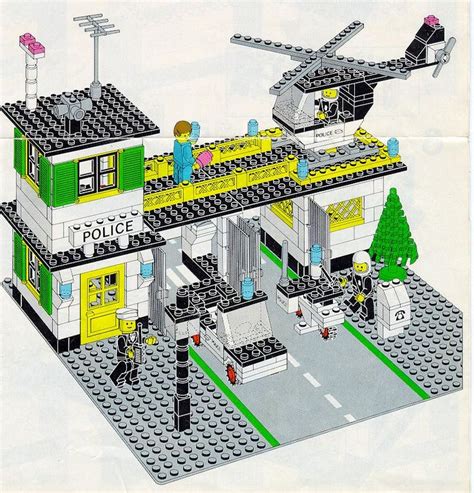 Police - Police Station [Lego 381] | Lego police, Lego, Lego instructions