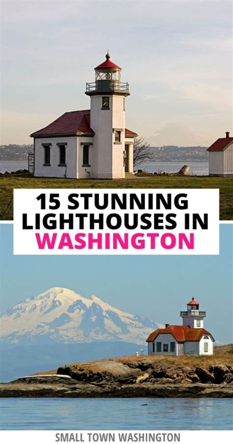 15 Beautiful Lighthouses in Washington Worth Planning a Trip Around • Small Town Washington