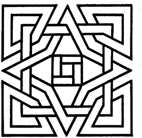 20+ Free Printable Geometric Coloring Pages - EverFreeColoring.com