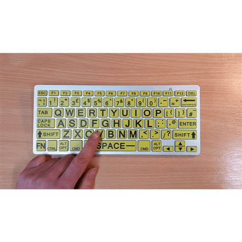 Bluetooth Wireless Large Print Keyboard For Visually Impaired | TechSilver