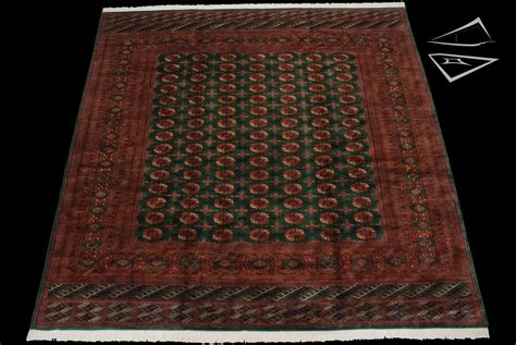 Fine Bokhara Square Rug 12' x 12' Green