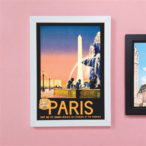 Authentic Vintage Travel Advert For Paris – MixPixie