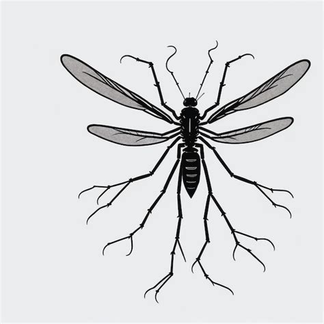 Premium Vector | Mosquito sign vector illustration white background