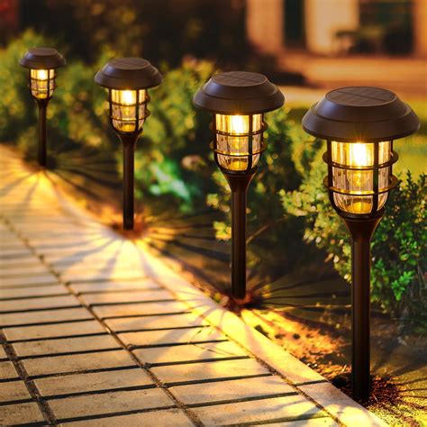 LETMY Solar Pathway Lights Outdoor, 8 Pack Bright India | Ubuy