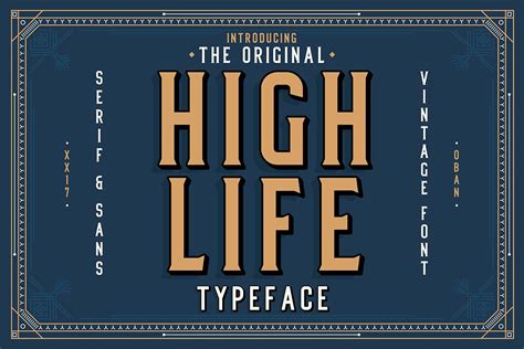 High Life Serif Font Free Download - Creativetacos