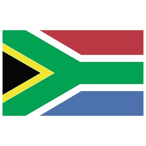 South African flag.ai Royalty Free Stock SVG Vector