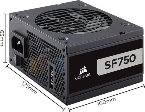 Corsair SF Series SF750 750 Watt 80 PLUS Platinum Certified High ...