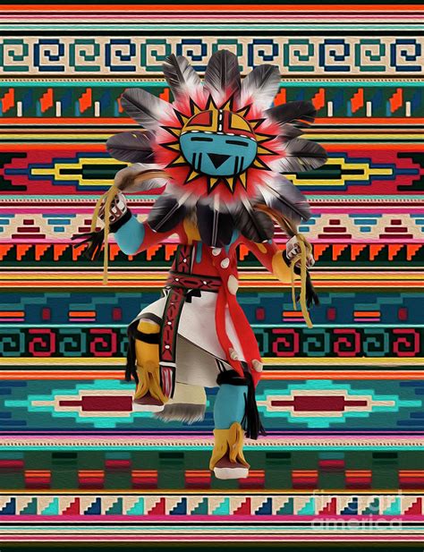 Kachina Doll Art Digital Art by Walter Colvin - Pixels