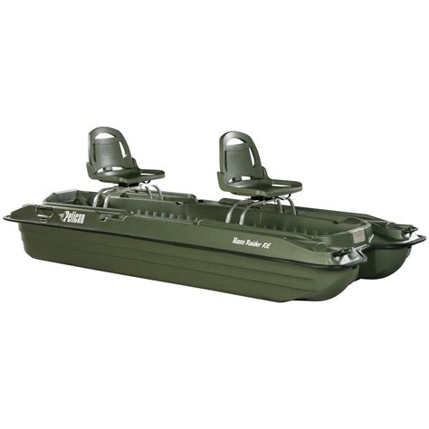 Pelican® Bass Raider 10E Pontoon Boat - 88277, Boats at Sportsman's Guide