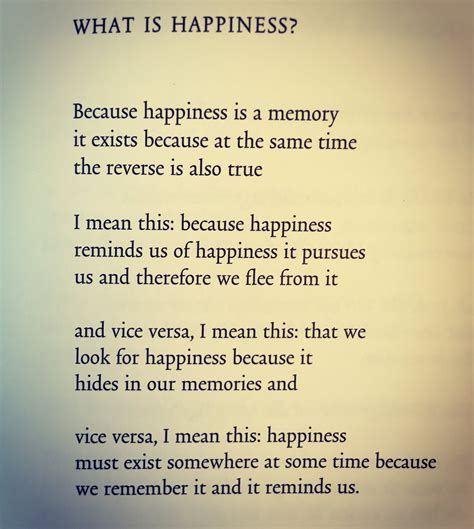 POEM A DAY: WHAT IS HAPPINESS - The Poetry Book Society