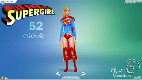 Supergirl 52 | Sims 4, Sims 4 clothing, Sims