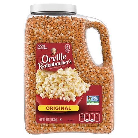 Buy Orville Redenbacher'sOriginal Gourmet Popping Corn Kernels, 8 lb ...