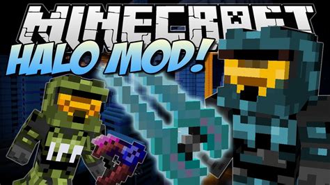 Minecraft | HALO MOD! (Mongoose, Energy Sword, Epic Weapons & More!) | Mod Showcase - YouTube