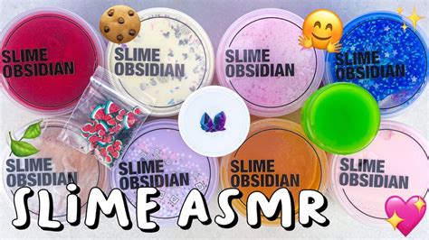 SATISFYING SLIME ASMR | $135 Slime Obsidian Unboxing 📦 - YouTube