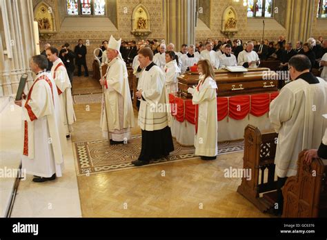 Cardinal Cahal Daly funeral Stock Photo - Alamy