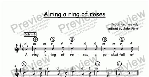 [ベスト] ring a ring o roses piano notes 206668-Ring a ring o roses piano notes