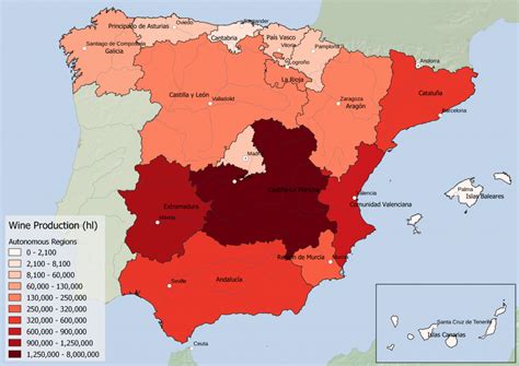 Spain’s wine regions in numbers and maps – Artoba Tours