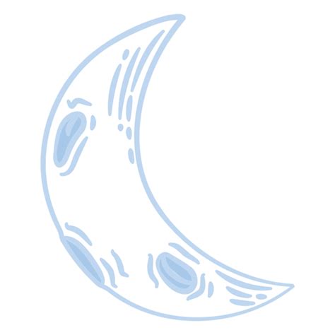 Crescent moon doodle PNG Design | Doodle png, Doodles, Moon