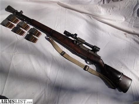 ARMSLIST - For Sale: M1D GRAND SNIPER RIFLE M84 SCOPE M1 D GRAND SNIPER RIFLE WWII SPRINGFIELD 30.06