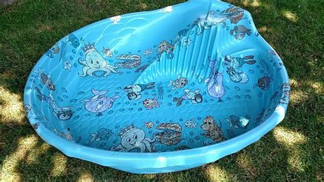 Hard plastic kiddie pool 54" round by 12" deep for Sale in Dearborn Heights, MI - OfferUp