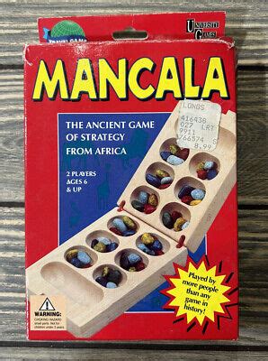 Vintage Travel Mancala University Games 1995 Folding Board Game Snaps ...