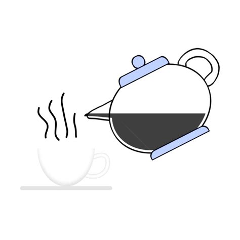 Glass Teapot PNG Transparent, Hot Coffee In A Teapot And Glass, Coffee, Hot, Drink PNG Image For ...