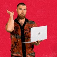 Travis Kelce by Microsoft Surface | GIPHY