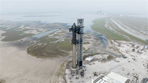 SpaceX's Starship looks amazing stacked for launch in…