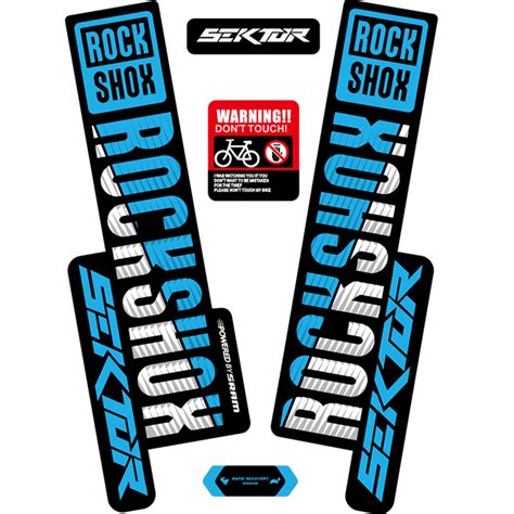 2018 rockshox SEKTOR Fork Sticker Mountain Bike Bicycle Rock Shox Cycling Decals - Cycle Decal