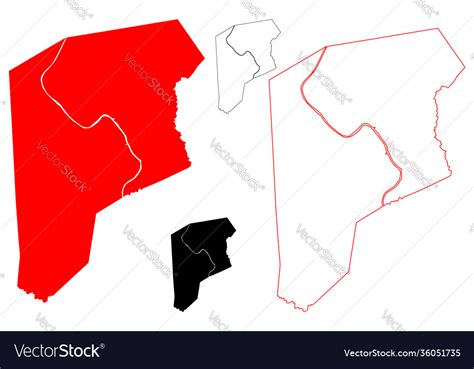 Putnam county state west virginia us county Vector Image