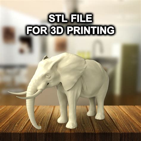 ELEPHANT STL File 3D Printable File STL File Digital File - Etsy