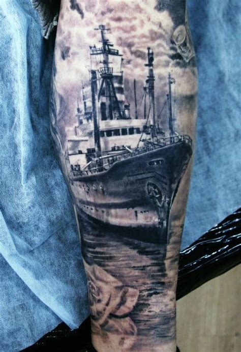 70 Navy Tattoos For Men - USN Ink Design Ideas