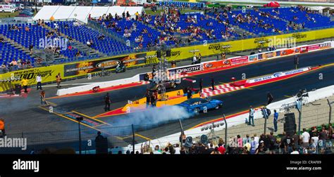 Drag race event, drag racing, Hockenheimring race track, Hockenheim ...