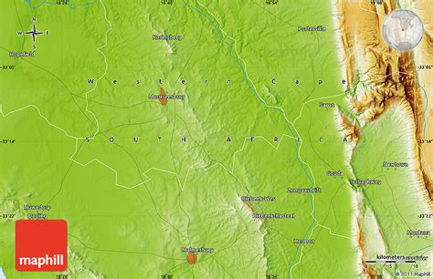 Physical Map of Malmesbury