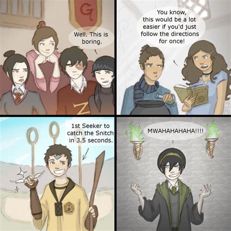 Team Avatar at Hogwarts - Harry Potter Vs. Twilight Fan Art (20119905 ...