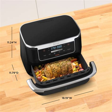 Ninja Foodi 6-in-1 FlexBasket Air Fryer with 7-qt MegaZone Black DZ071 - Best Buy